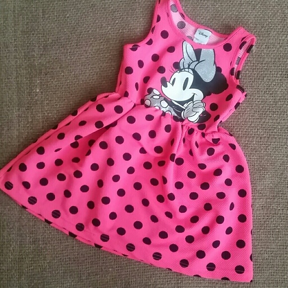 mickey mouse pink dress
